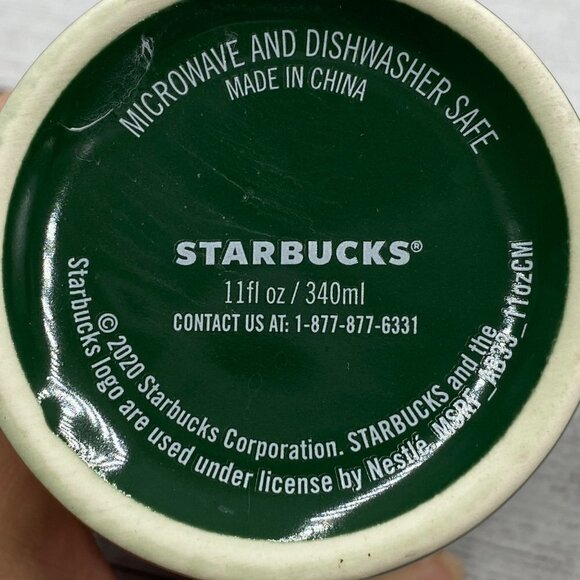 Starbucks 2020 11oz Coffee Cup Green - Picture 5 of 7